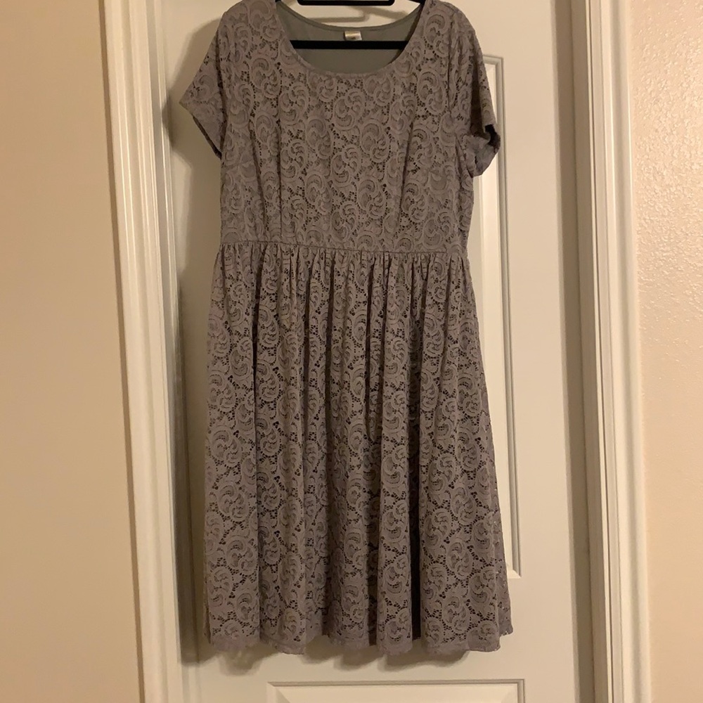 Jen-XXL Greyish Purple Bridesmaid Dress